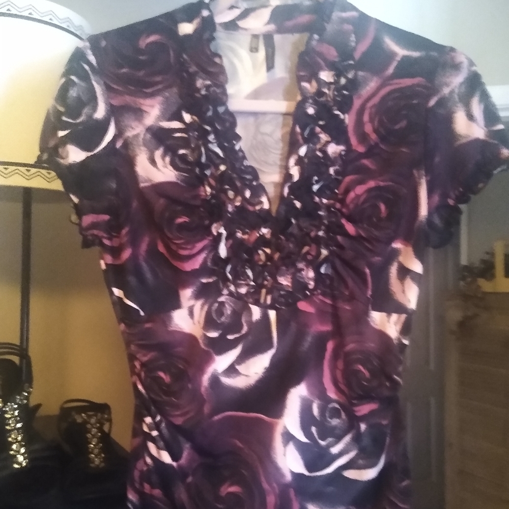 Maurice's Floral Print Blouse